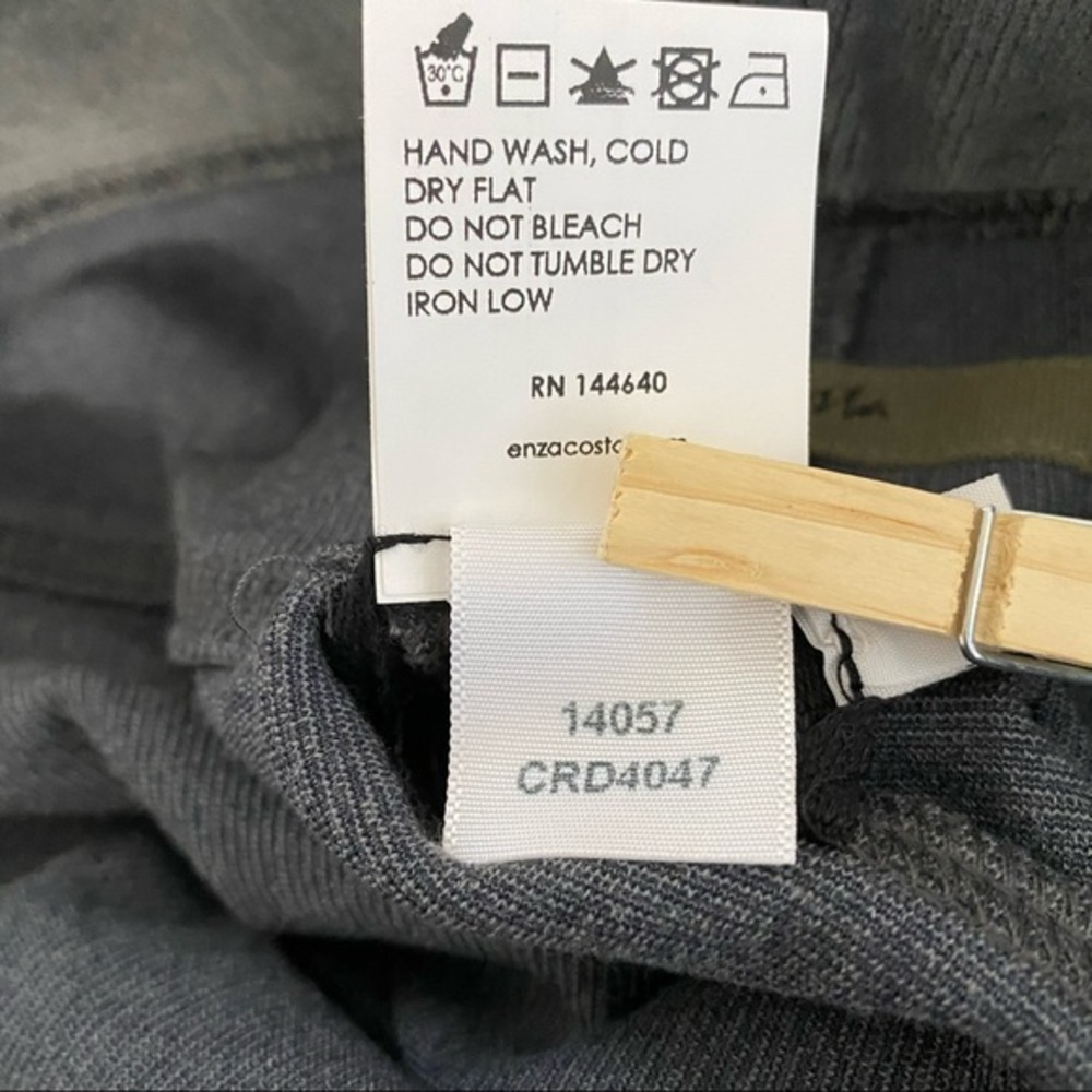 Enza Costa Corduroy Legging Charcoal - Picture 9 of 16